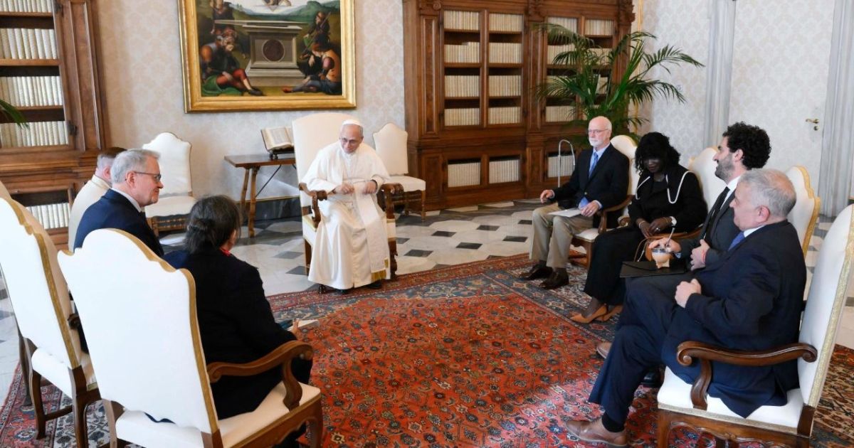 A audiência do Papa com os membros da ECA Global, outubro 2025 . Foto @VATICAN MEDIA A audiência do Papa com os membros da ECA Global, outubro 2025 . Foto @VATICAN MEDIA