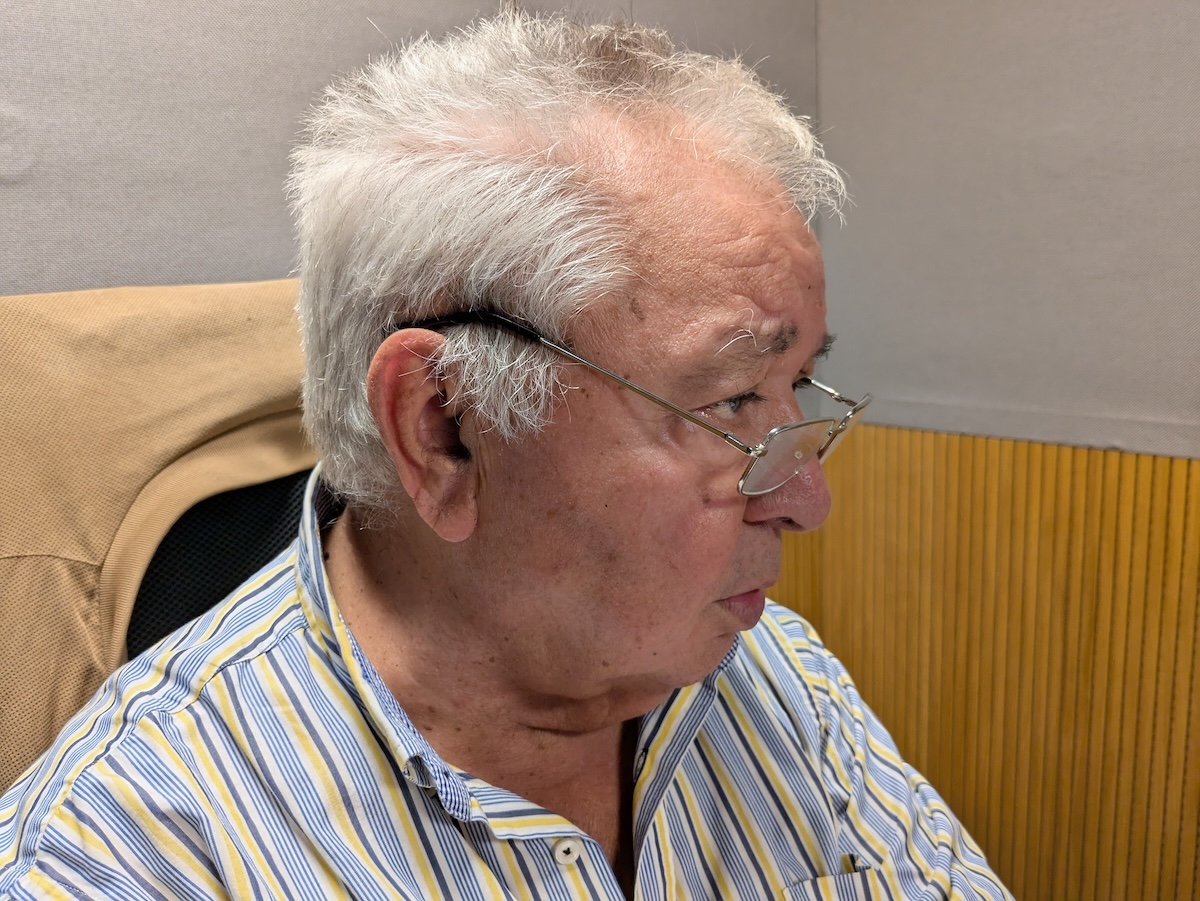 Luís Martins Ferreira no “Rostos e Rumos”. O padre-operário que rodou a sua vida entre o torno e o altar, e que teve uma bomba nas mãos. Foto © António Marujo/7MARGENS.