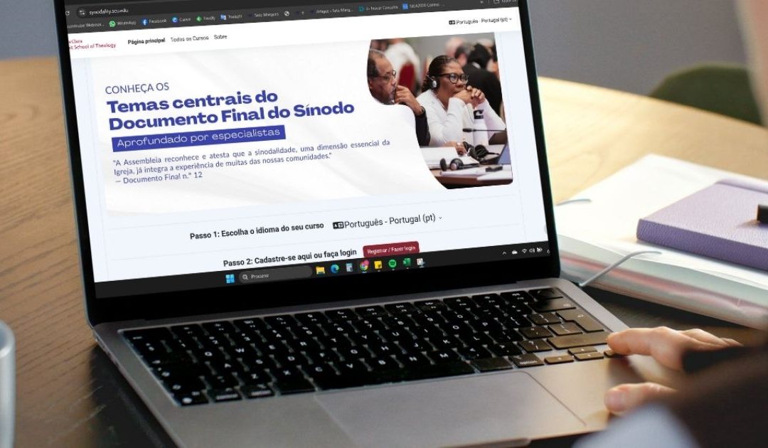 Há uma nova plataforma de aprendizagem sobre sinodalidade, e vai ter cursos em português