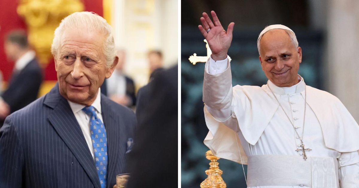 Rei Carlos III e Papa Leão XIV Rei Carlos III e Papa Leão XIV