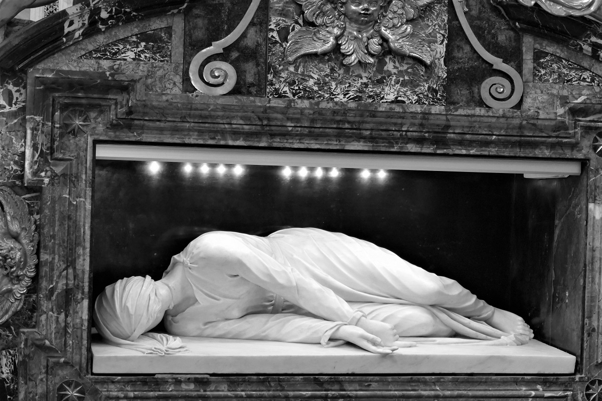 Santa Cecília. Escultura