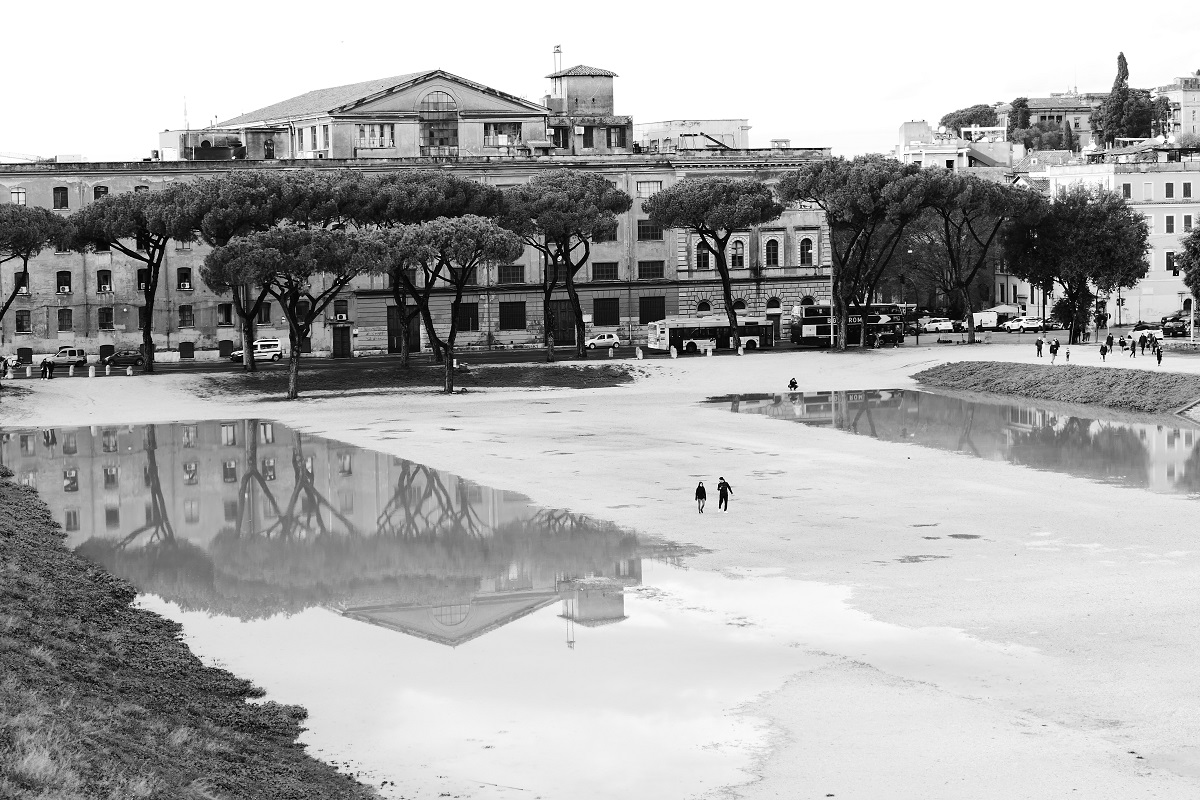 Circo Massimo alagado, Roma). Joaquim Félix