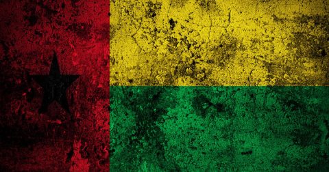Bandeira Guine Bissau Foto Iron Trybex