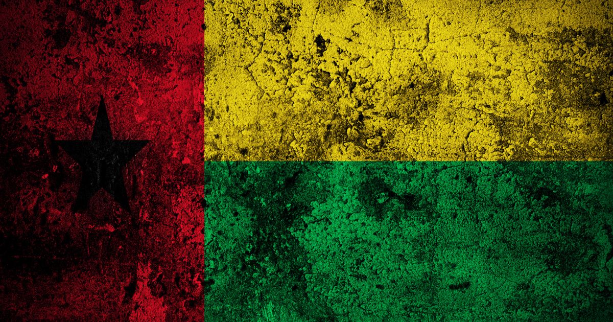 Bandeira Guine Bissau Foto Iron Trybex