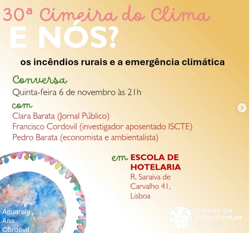 Cartaz conversa cop30