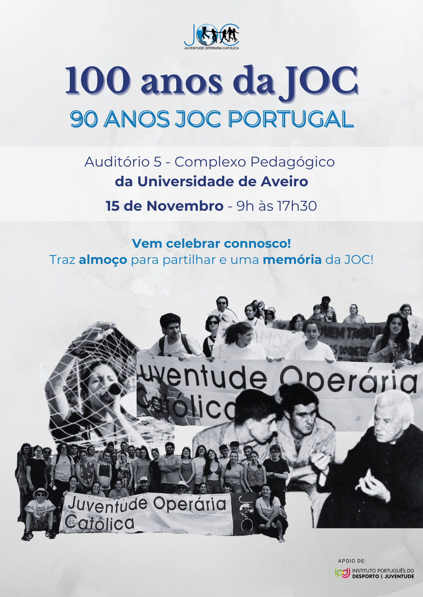 100 anos da JOC cartaz