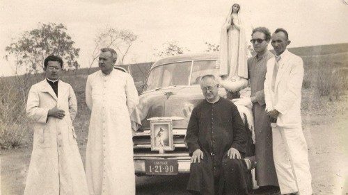 Primeira visita da imagem peregrina de N. Sra. de Fátima ao Crato, em 1953. Foto DR