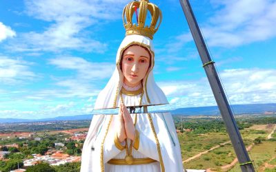 Maior escultura de N. Sra. de Fátima do mundo inaugurada no Brasil… e o seu autor sonha ainda mais alto
