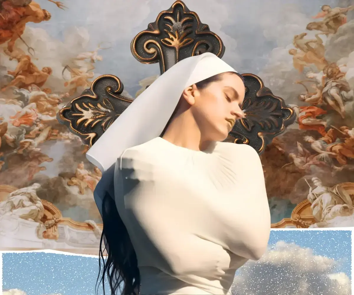Rosalía, numa imagem de promoção do novo álbum Lux. Foto: Direitos reservados.
