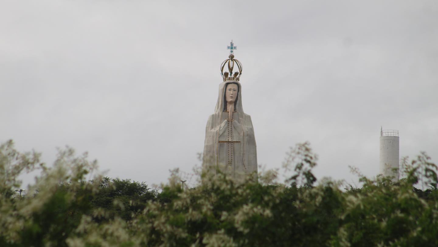 A primeira escultura de N. Sra. de Fátima que se encontrava no Crato. Foto Diocese do Crato