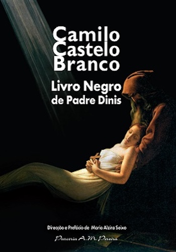 Uma das edições de Livro Negro do Padre Dinis, uma outra novela de Camilo em que o protagonista é um clérigo que já aparecera em Mistérios de Lisboa.