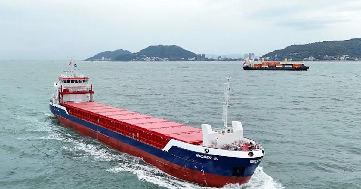 HolgerG O navio Holger G, numa foto disponibilizada pelo site de rastreamento VesselFinder.