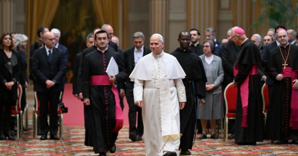 Papa fala a Curia Romana nas felicitações de natal 2025 b Foto © Vatican Media