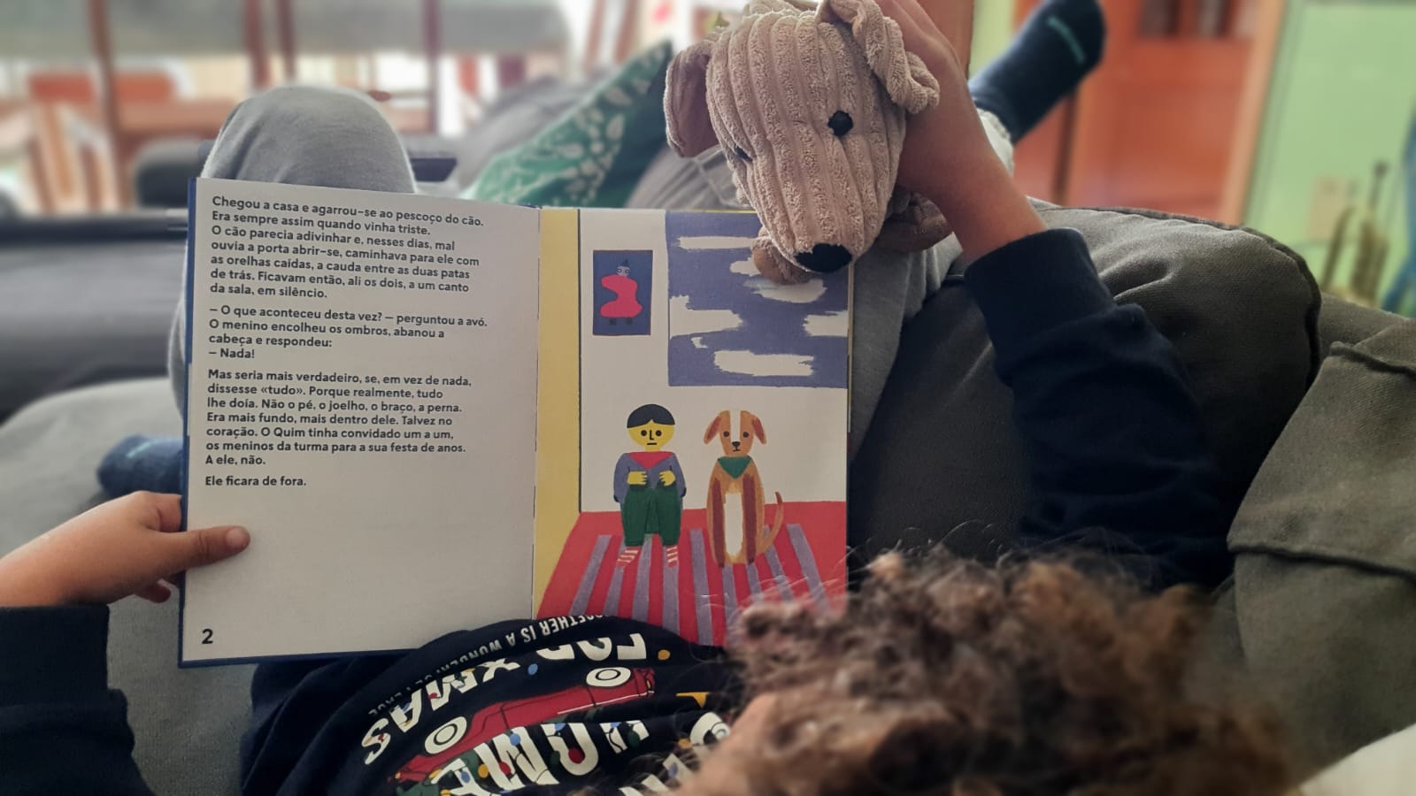 Livro Um cãozinho entrou na história, miolo