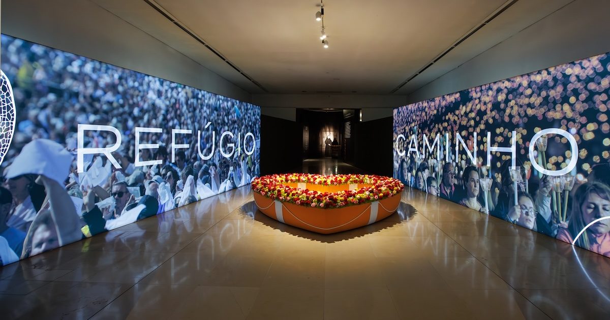 Abertura da exposição de objetos pessoais da irmã Lúcia. Foto © Santuário de Fátima.