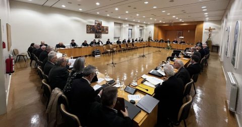 Um pedido de desculpas, um apelo ao voto e uma novidade na reunião dos bispos portugueses Reunião do Conselho Permanente da CEP, 13 janeiro 2025. Foto Ecclesia MC