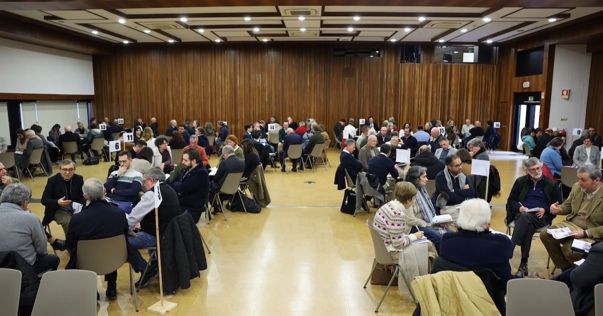 o debate em 20 grupos sinodais, seguindo o método da conversação no Espírito, no II Encontro Sinodal Nacional. Foto EcclesiaJPG