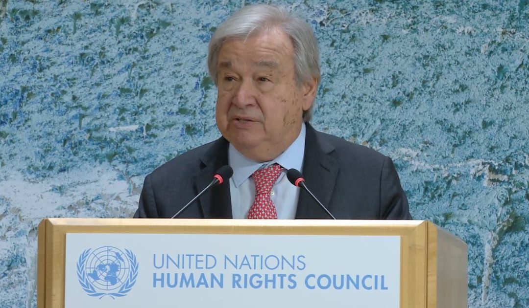 Guterres denuncia: Os mais poderosos estão a atacar os direitos humanos… e com orgulho