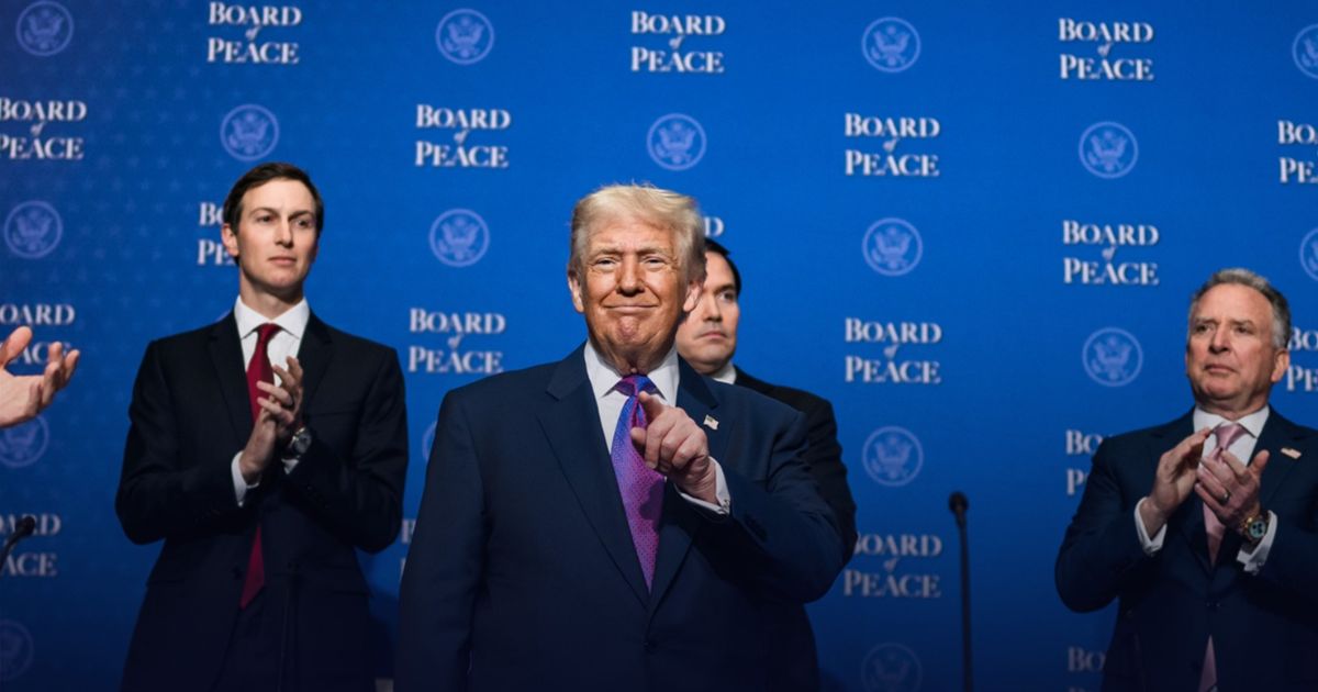 Donald Trump na reunião inaugural do Conselho da Paz. Foto The White House Donald Trump na reunião inaugural do Conselho da Paz. Foto The White House