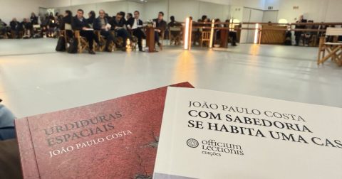 Habitar: para fruir, escavar e transfigurar Apresentação dos livros: Com sabedoria se habita uma casa & Urdiduras espaciais, de João Paulo Costa © fotografia: Paulo Sá