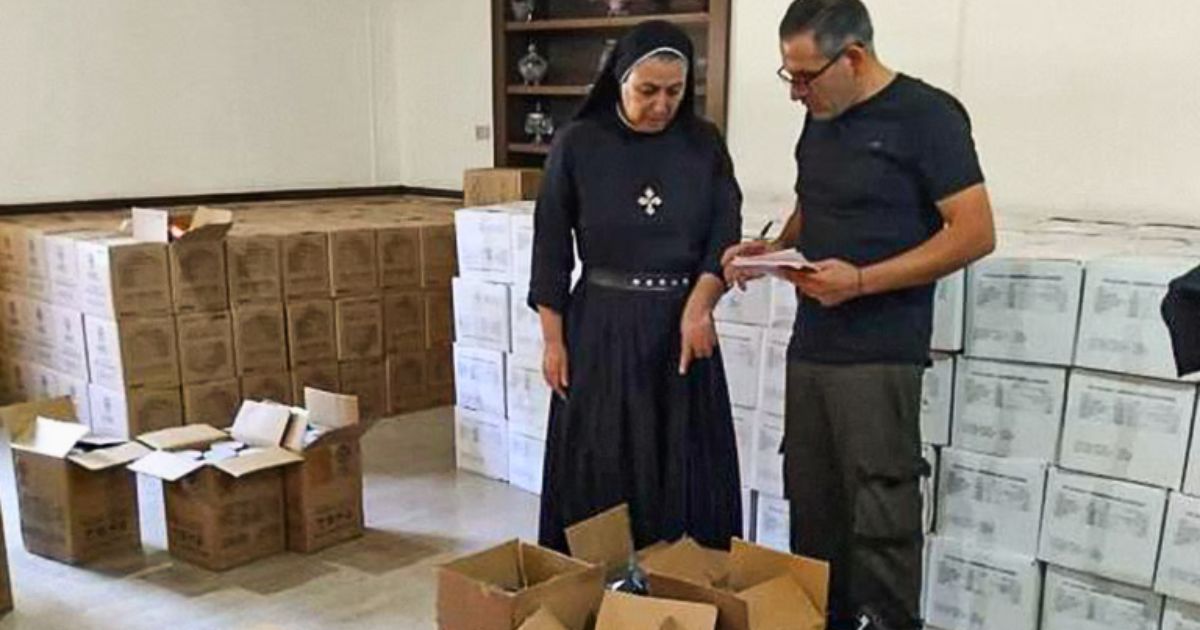 As iniciativas da Fundação AIS no Líbano estão a ser implementadas em conjunto com parceiros locais da Igreja. Foto ACN As iniciativas da Fundação AIS no Líbano estão a ser implementadas em conjunto com parceiros locais da Igreja. Foto ACN