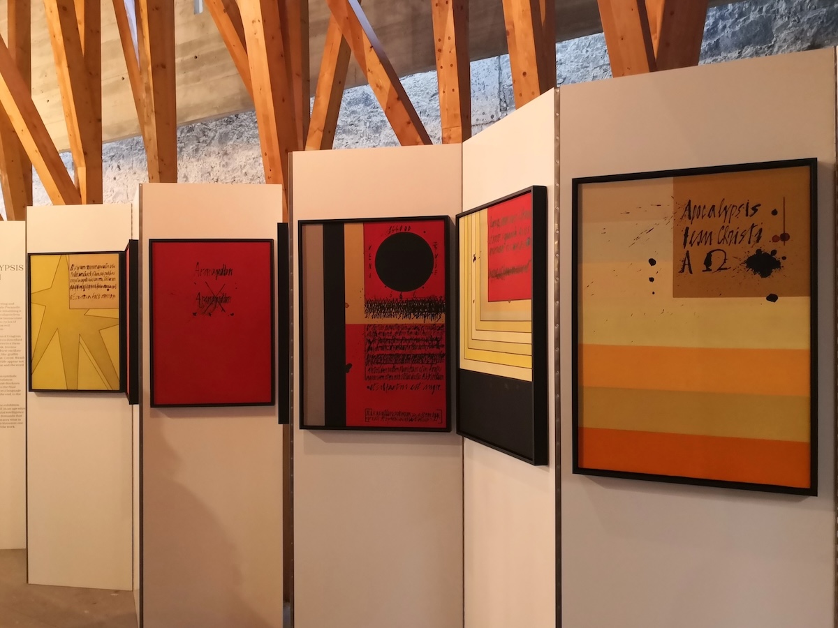 Exposição Os Loghismoí de Evágrio Pôntico e o Apocalypsis Iesu Christi segundo Giancarlo Pavanello: “um caminho possível e percorrível para chegar à luz.” Foto © Joaquim Félix de Carvalho. Giancarlo Pavanello, Evágrio Pôntico, Pintura, Arte, Pecados