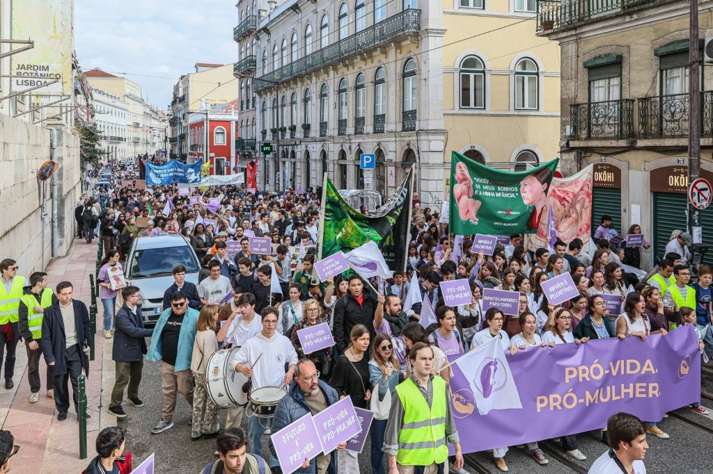 Marcha pela Vida em Lisboa, 21 março 2026. Foto FPV