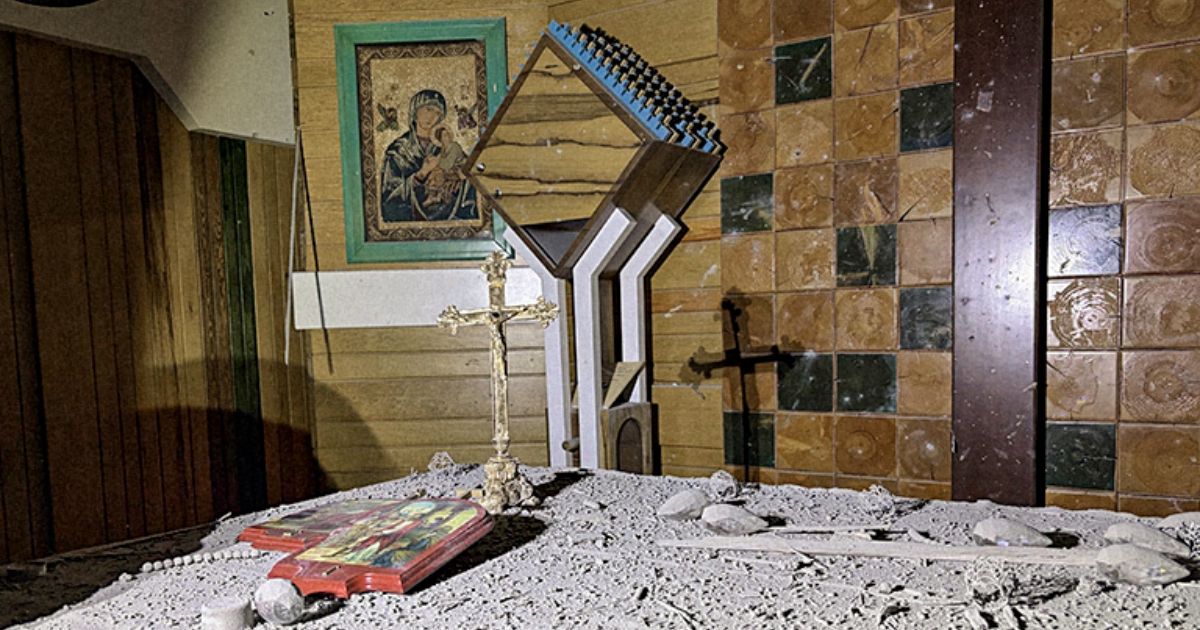O ataque atingiu diretamente o convento das Filhas Caldeias de Maria Imaculada. Foto ACN O ataque atingiu diretamente o convento das Filhas Caldeias de Maria Imaculada. Foto ACN
