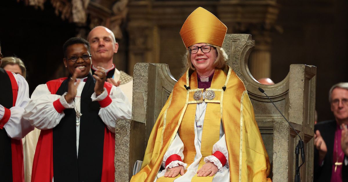 A arcebispa de Cantuária, Sarah Mullally. Foto The Church of England A arcebispa de Cantuária, Sarah Mullally. Foto The Church of England