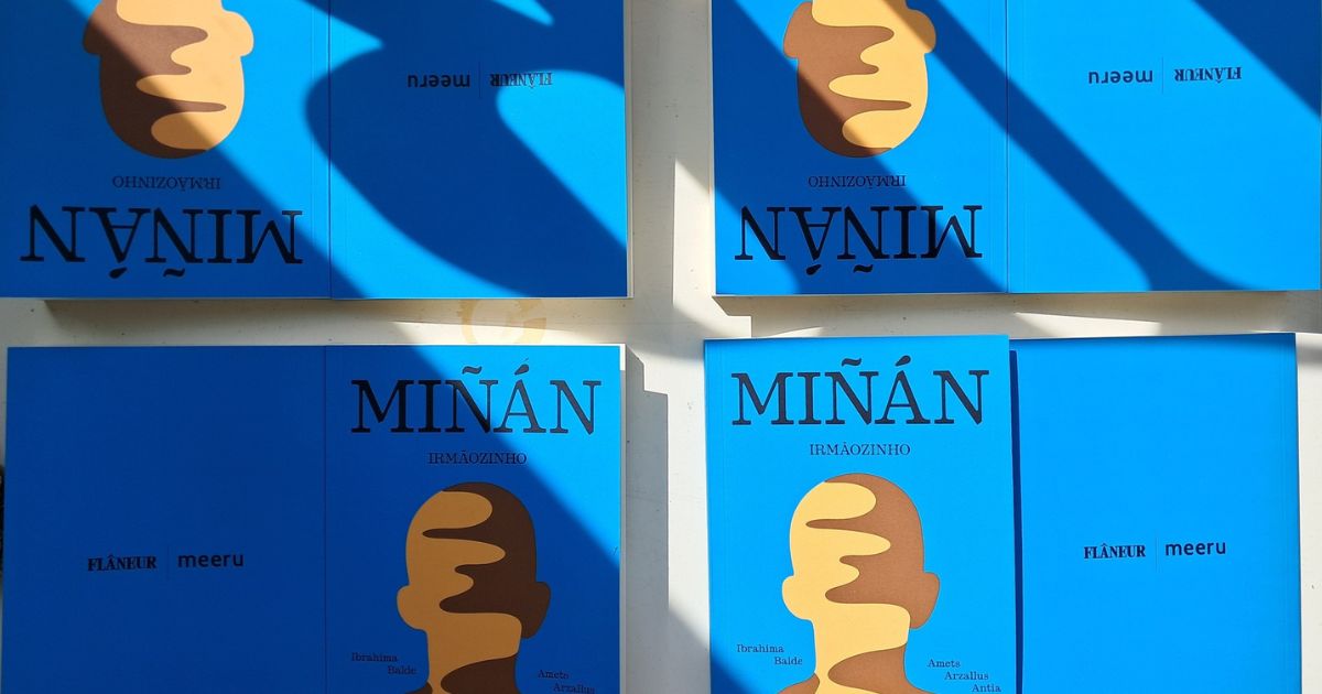 Capas do livro Miñan, Irmãozinho. Foto Flâneur