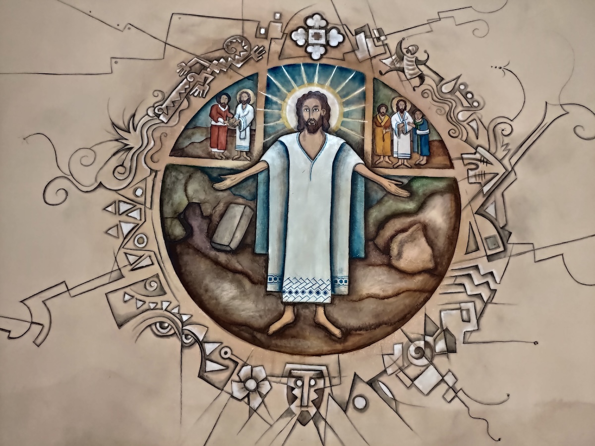 Ícone etíope. Imagem: Direitos reservados. Etiópia Jesus Páscoa Ressurreição