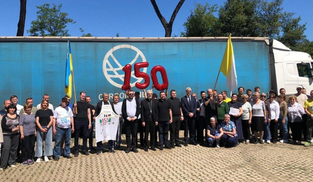 Vaticano atinge marca histórica de 150 camiões enviados para a Ucrânia