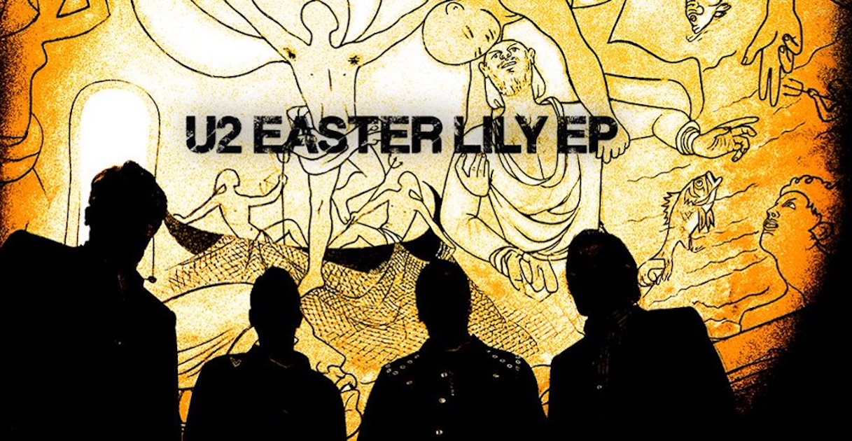 Easter Lily foi editado de surpresa na Sexta-feira Santa, depois de The Days of Ash ser lançado também sem anúncio na Quarta-feira de Cinzas. Foto: Direitos reservados/promoção. U2 disco
