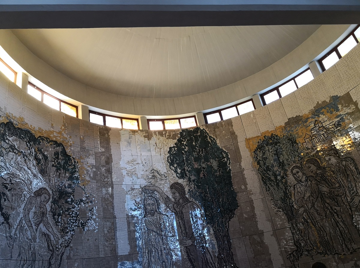 Mosaicos (parte superior do tríptico "Epifania da Graça") de Ilda David’