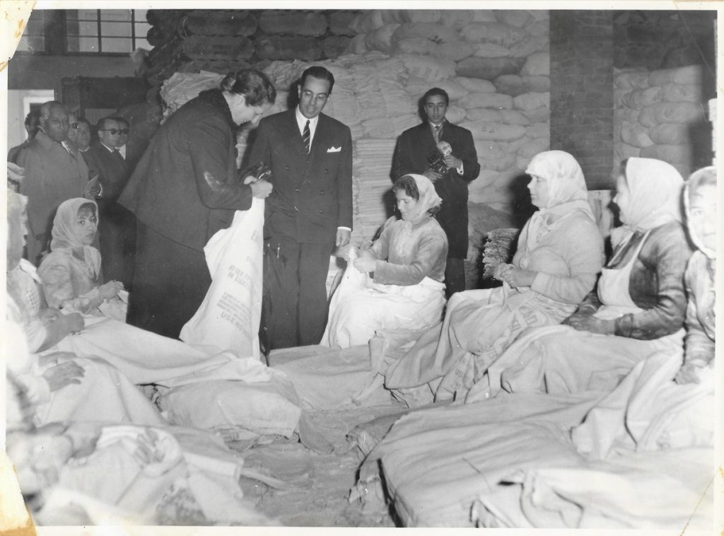 Ajuda alimentar Caritas 1962 Foto DR