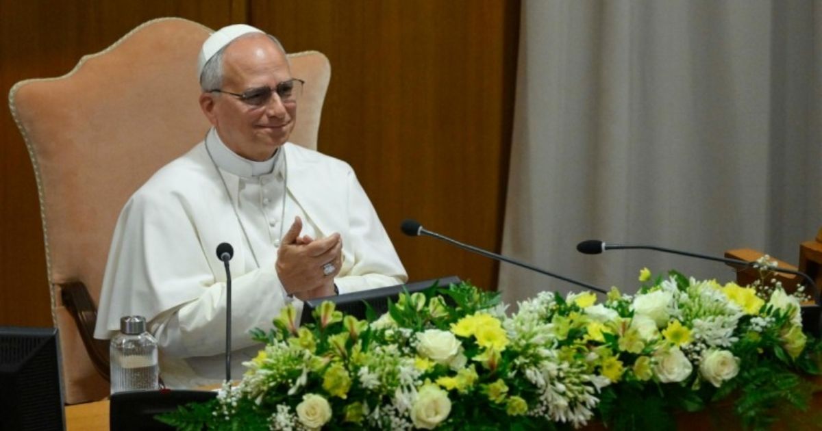 Apresentação da enciclica Magnifica Humanitas, 25 maio 2026. Foto Vatican Media 2