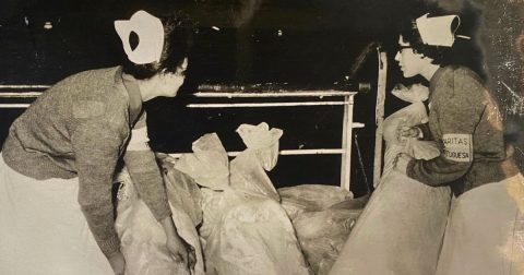 Cáritas Portuguesa: A Igreja e a Sociedade — Entre o Pós-guerra e o final do Século XX Foto livro Caritas