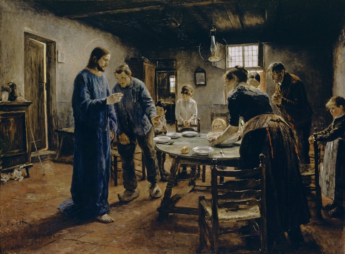 Fritz von Uhde, Pintura, Arte, Oração,