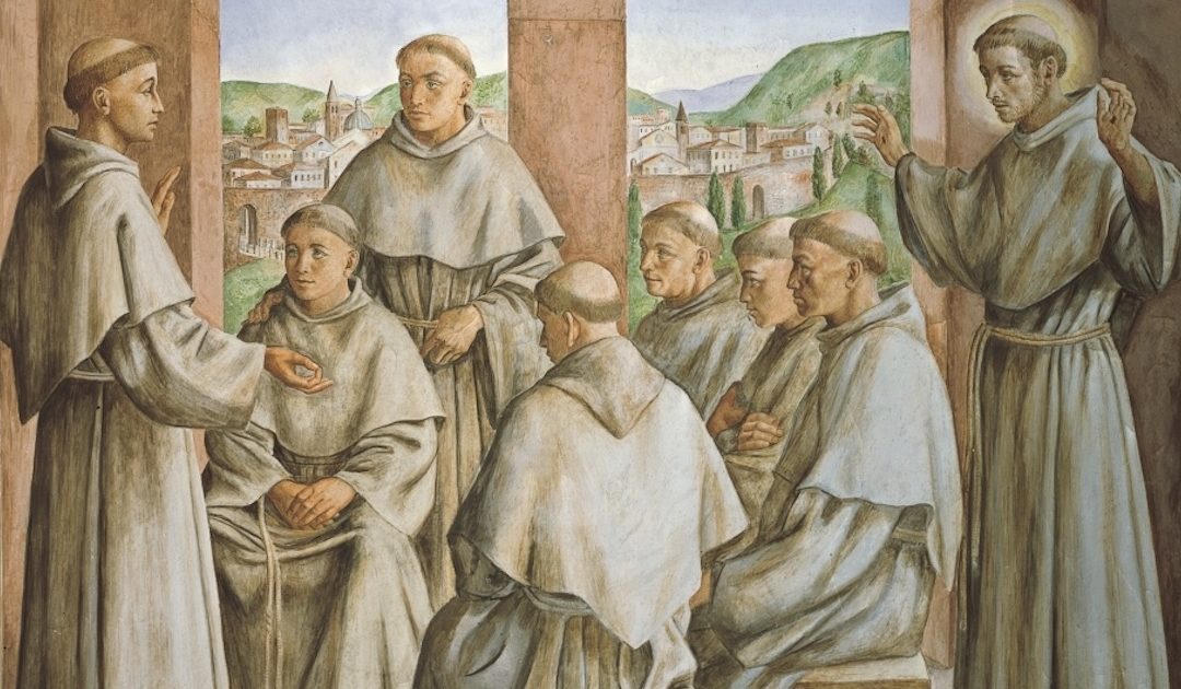 São Francisco escreve a Santo António