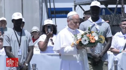 Papa adverte a Europa: Mediterrâneo e Atlântico não podem ser “cemitérios sem lápides” Leão XIV na Gran Canária