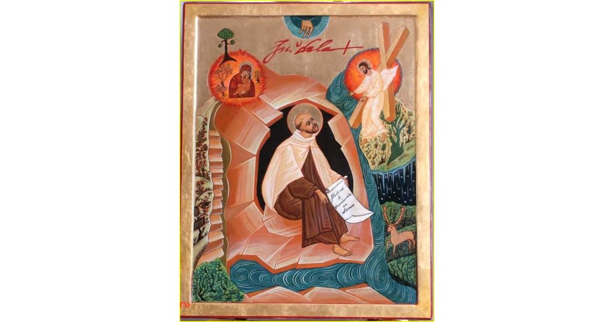 Ícone S. João da Cruz no Carmelo de Haifa edit