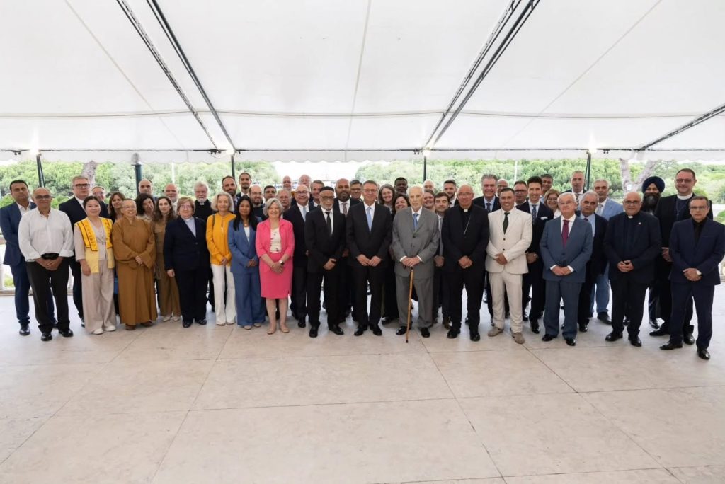 No Dia Nacional da Liberdade Religiosa e do Diálogo Inter-Religioso, o Presidente da República recebeu representantes das diferentes confissões religiosas. Foto© Presidência da República Portuguesa 