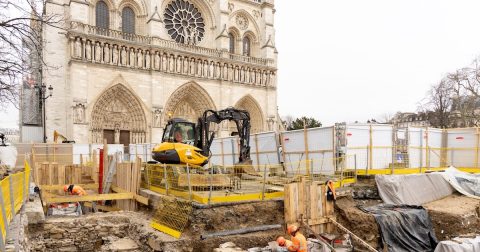 Notre-Dame de Paris, escavações arqueológicas, arqueologia