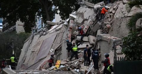 Sismo na Venezuela. Foto reproduzida a partir da conta de X de @chefjoseandres