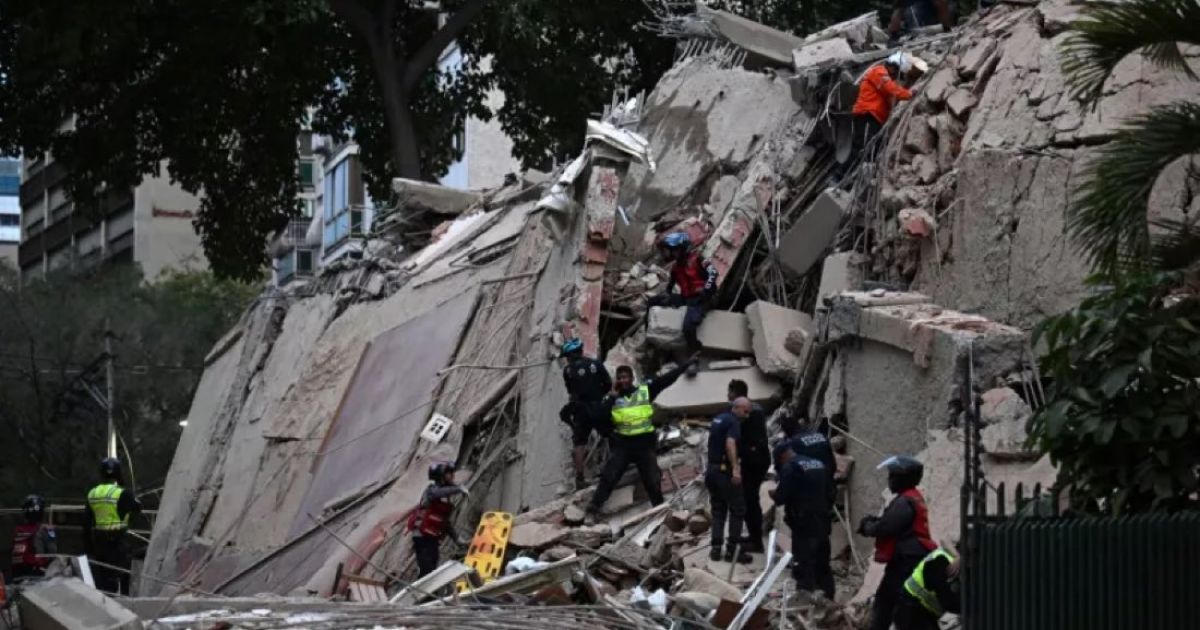 Sismo na Venezuela. Foto reproduzida a partir da conta de X de @chefjoseandres Sismo na Venezuela. Foto reproduzida a partir da conta de X de @chefjoseandres