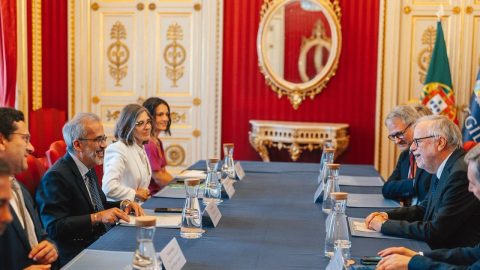 Comunidade de Santo Egídio formalizou acordo de colaboração global com o Governo português, sublinhando a importância de promover a diplomacia, no contexto internacional. Foto © Ministério dos Negócios Estrangeiros. Paulo Rangel Andrea Riccardi
