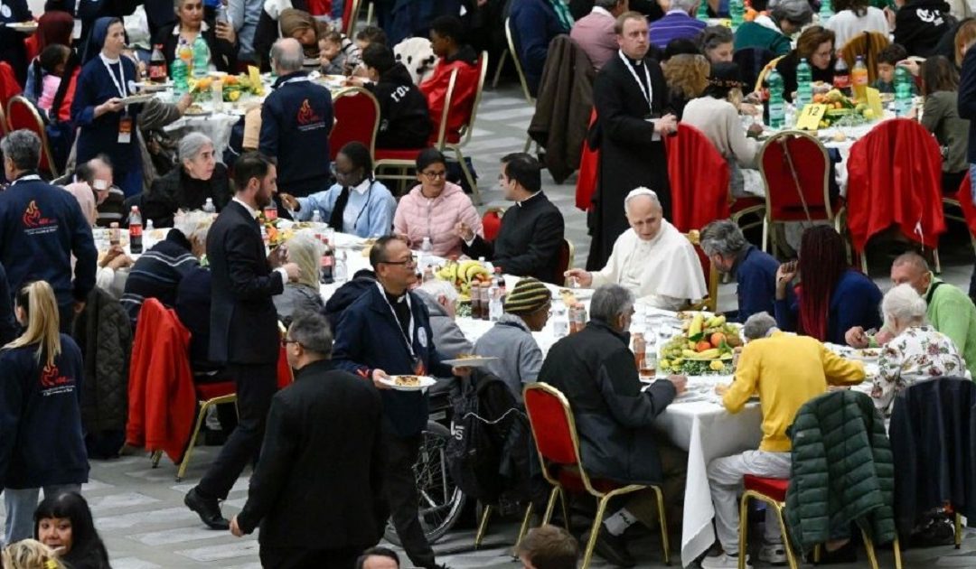 Pobres de Roma convidados por Leão XIV para Castel Gandolfo