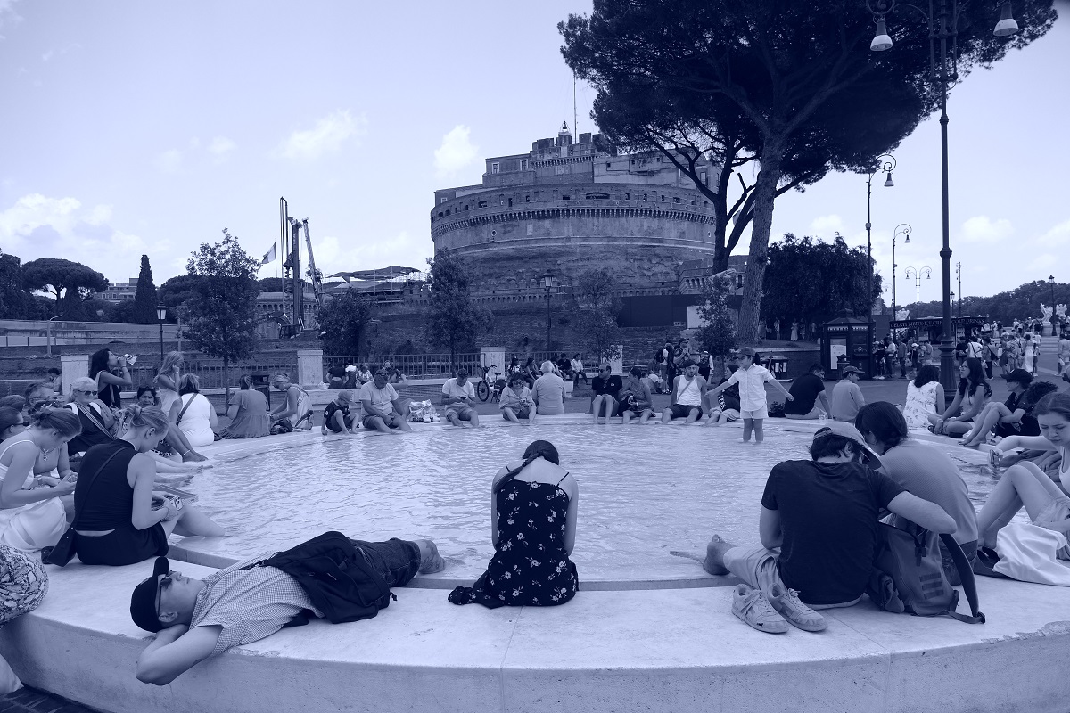 Fonte próxima do Castel de Sant’Angelo, Roma