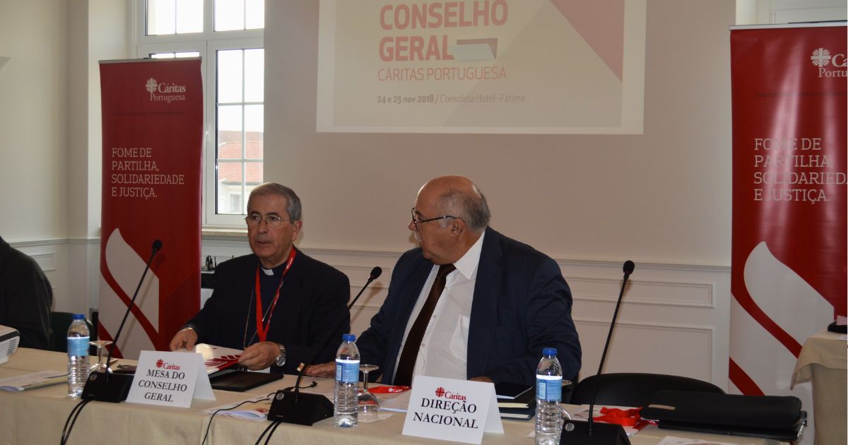 Abertura dos trabalhos do Conselho Geral da Cáritas Portuguesa, a decorrer em Fátima, 24 nov 2018. Foto Caritas Portuguesa