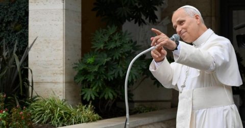Papa Leão XIV discursa. Foto Vatican Media
